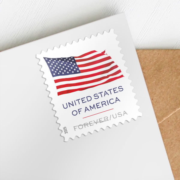 2025 U.S. Flag Stamps 10 rolls - Forever Stamps