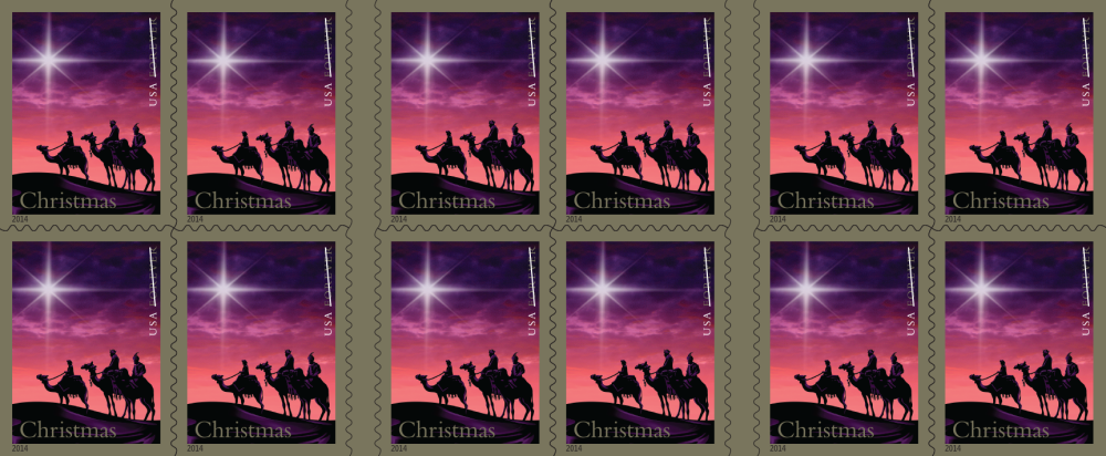 2014 Christmas Magi Stamps - Forever Stamps