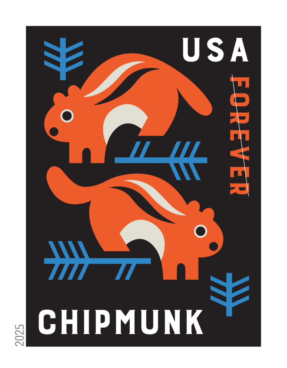 2025 Baby Wild Animals Stamps 100 pcs - Forever Stamps