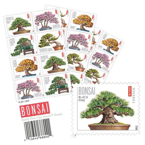 2012 Bonsai Tree  stamps - Forever Stamps