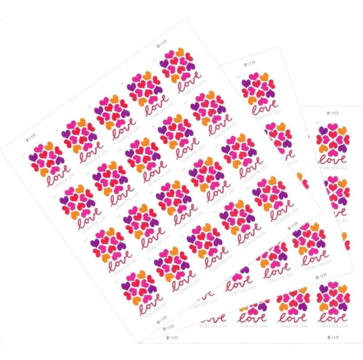 2019 Hearts Blossom Forever Stamps - Forever Stamps
