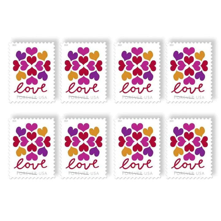 2019 Hearts Blossom Forever Stamps - Forever Stamps