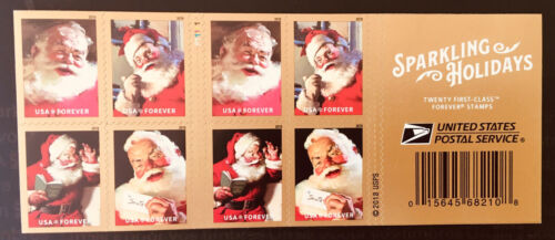 2018 Sparkling Holiday Christmas stamps - Forever Stamps