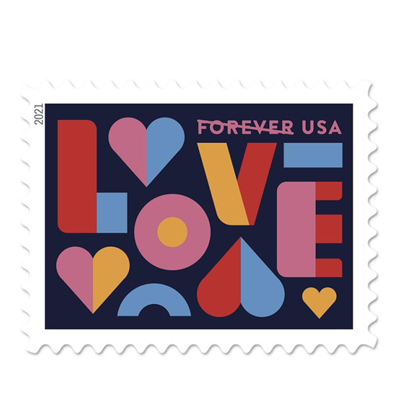 2021 Love Forever Stamps - Forever Stamps