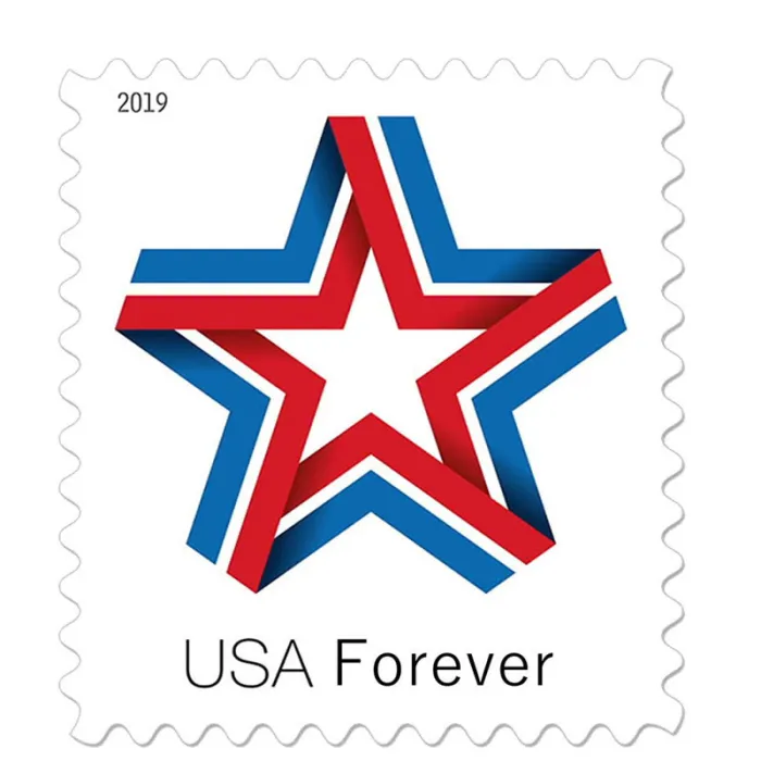 2019 Star Ribbon  stamps - Forever Stamps