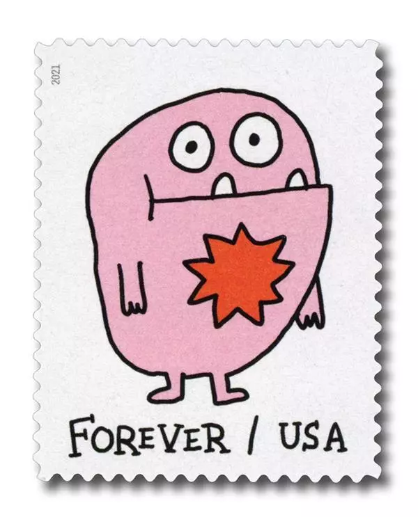 2021 Message Monsters Stamps - Forever Stamps