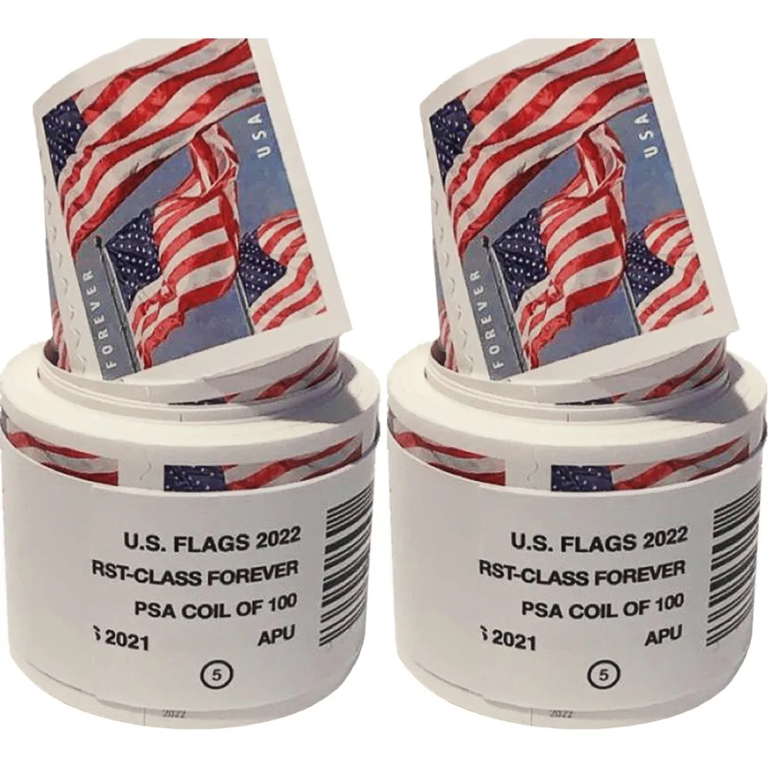 2022 U.S. Flag Forever Stamps 10 Rolls - Forever Stamps