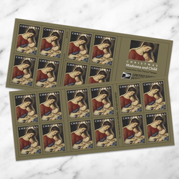 2024 Christmas Madonna and Child Stamps - Forever Stamps