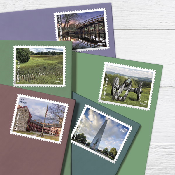 2025 Battlefields of the American Revolution Stamps - Forever Stamps