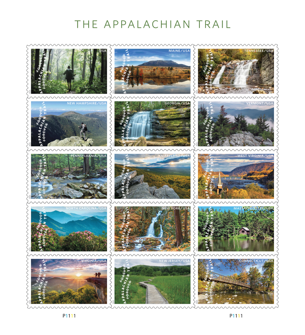 2025 The Appalachian Trail Stamps - Forever Stamps