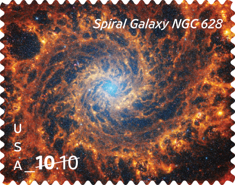 2025 Spiral Galaxy Stamps - Forever Stamps