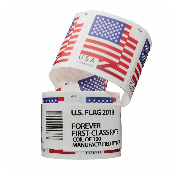 2018 U.S. Flag Forever Stamps Roll - Forever Stamps