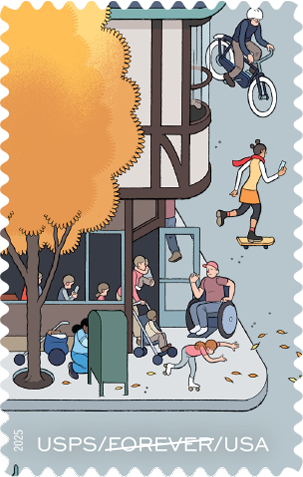 2025. 250 Years of Delivering Stamps 100 pcs - Forever Stamps